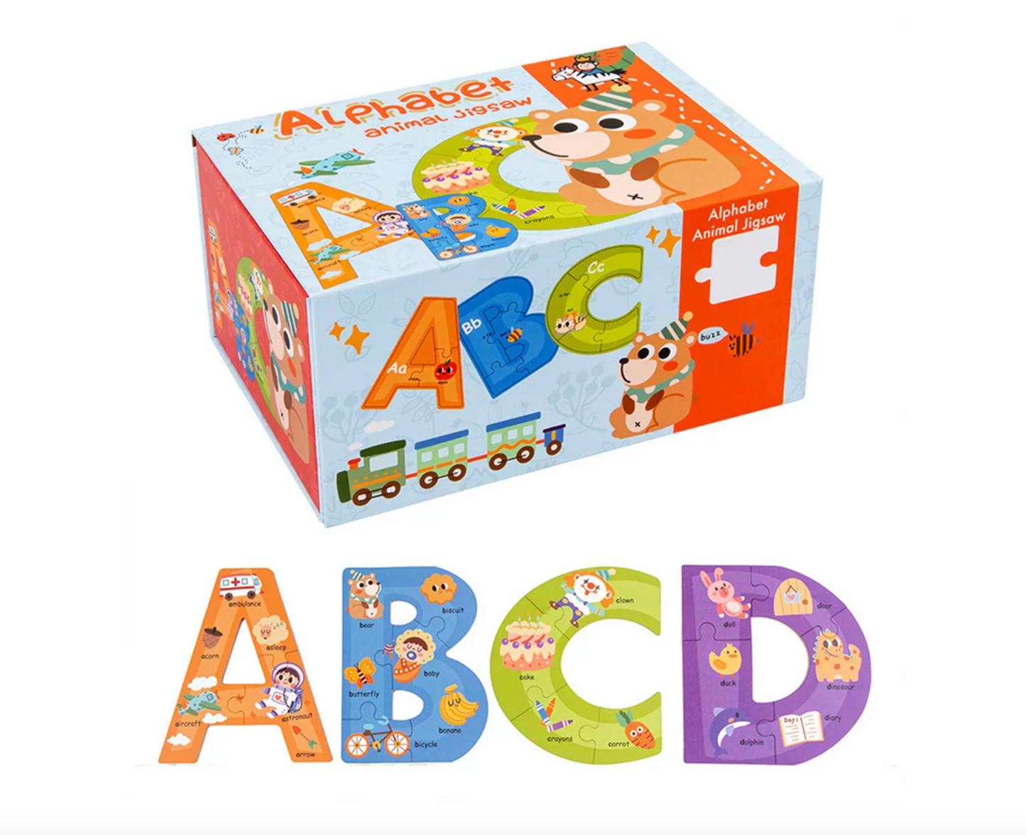 Fa puzzle ábécé