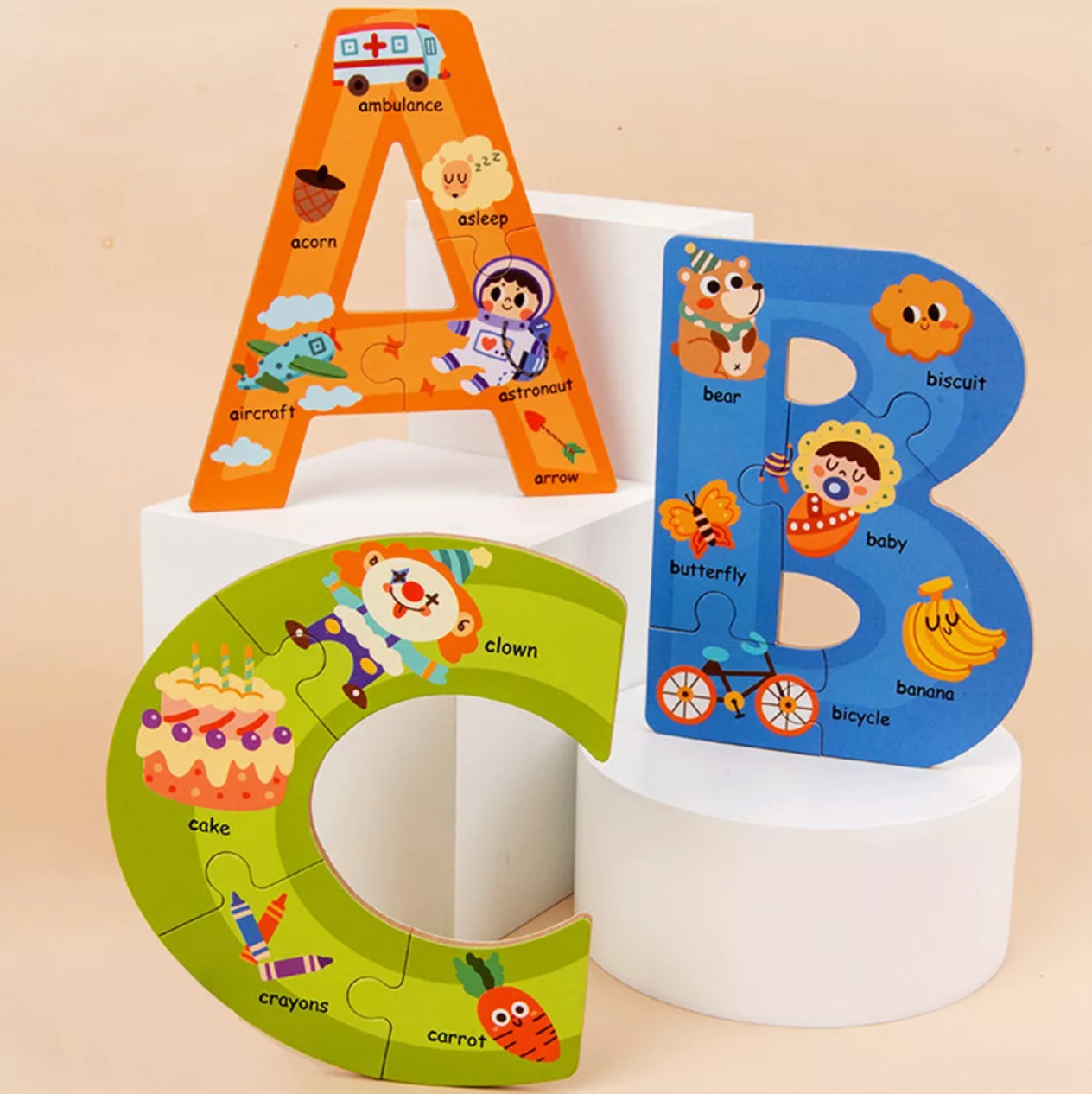 Fa puzzle ábécé