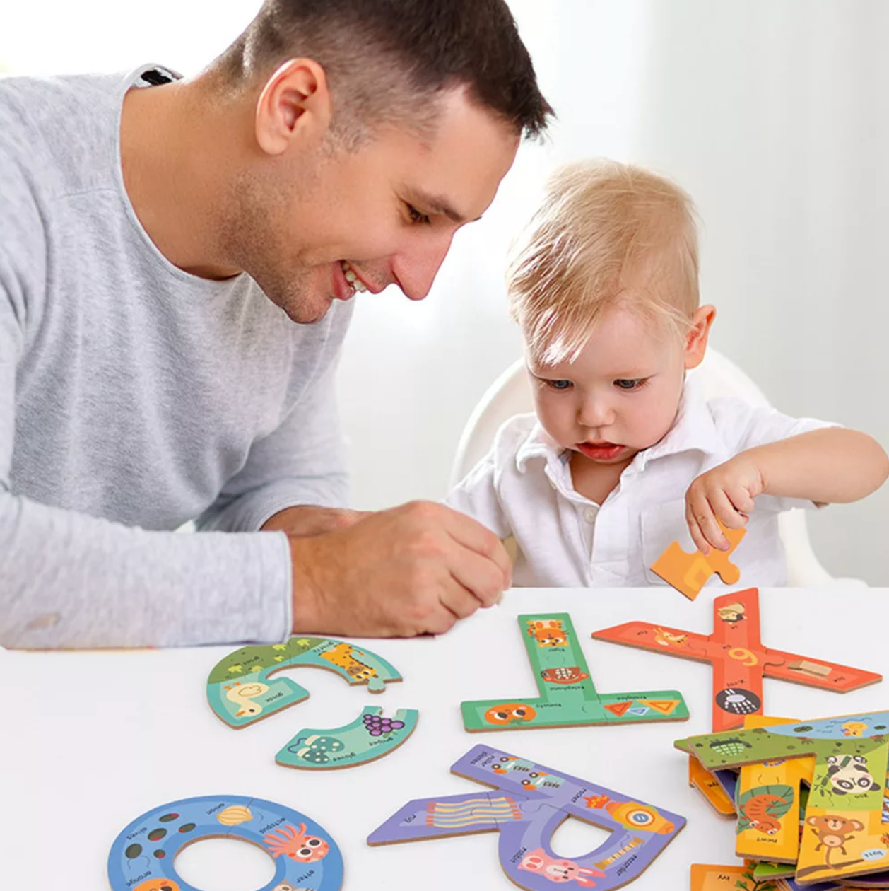 Fa puzzle ábécé