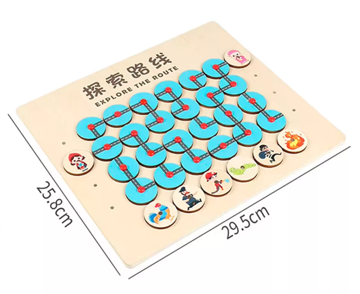 Fa logikai és útkereső labirintus játék gyerekeknek