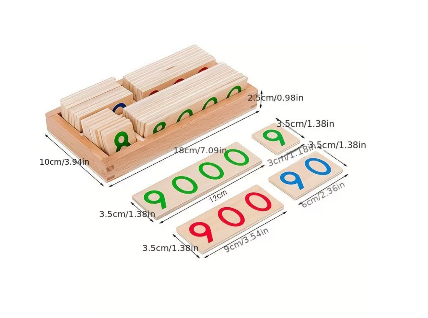 Fa számtábla - matematikai oktató játék