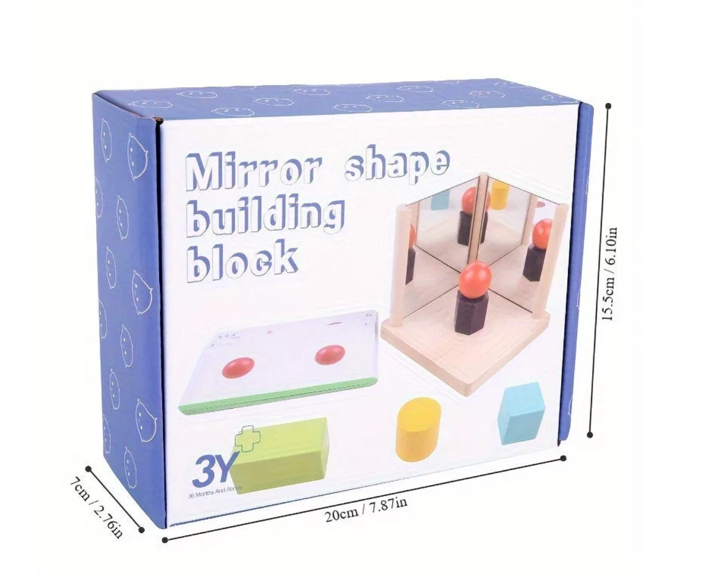 Tükrös geometriai logikai fa játék