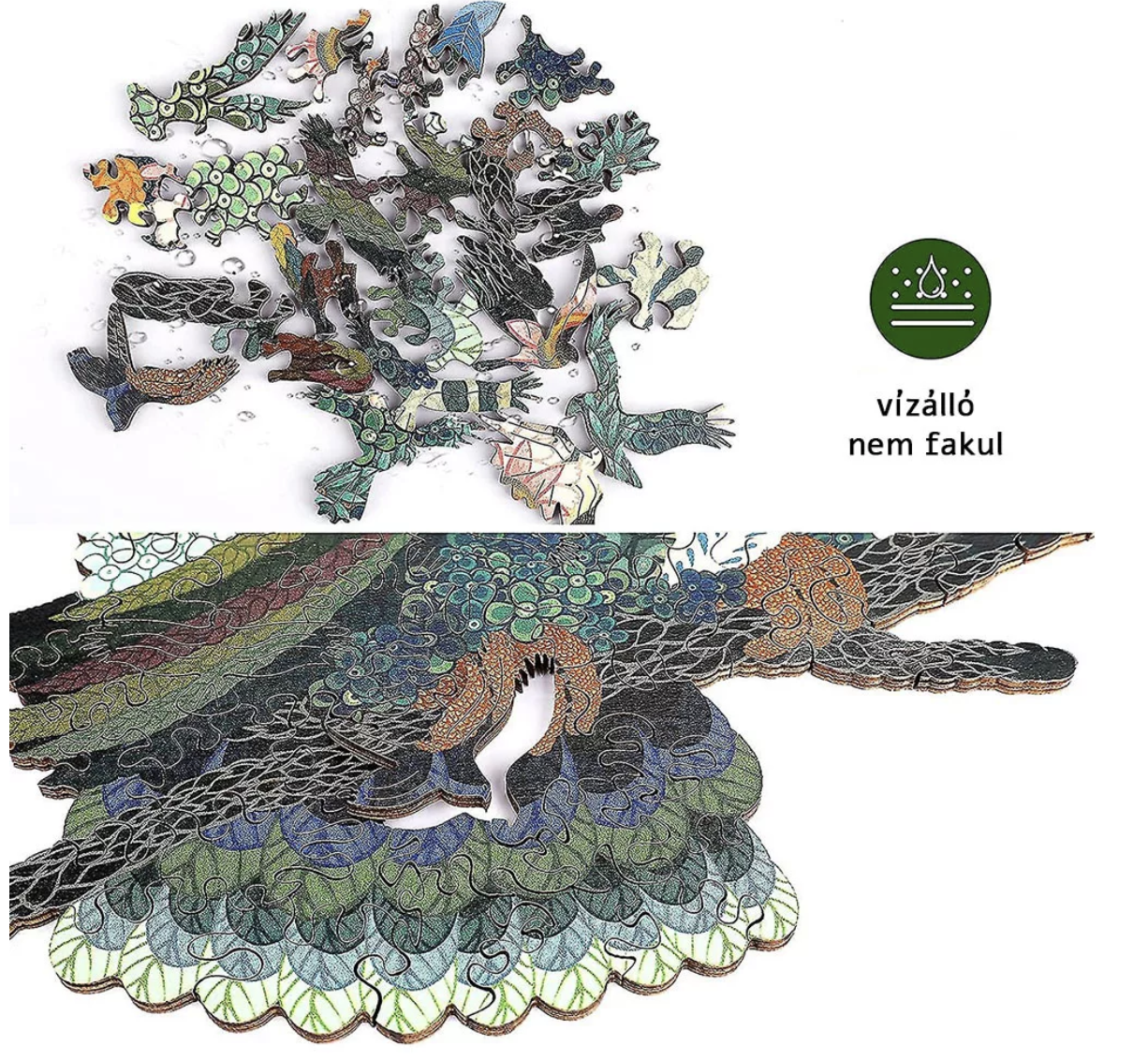 Fából készült 3D puzzle- Bagoly