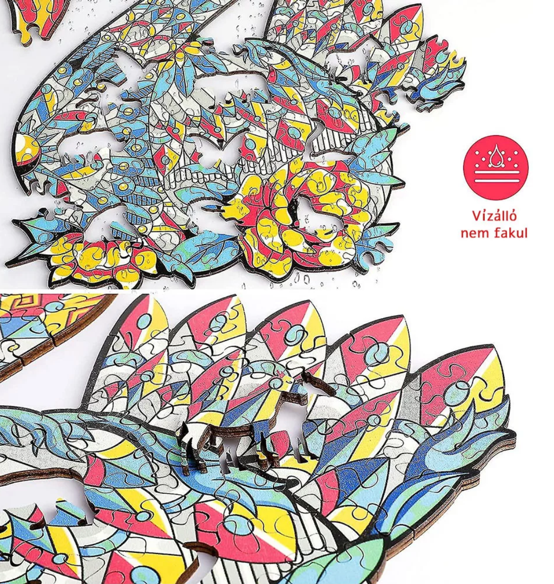 Fából készült Hattyú 3D puzzle