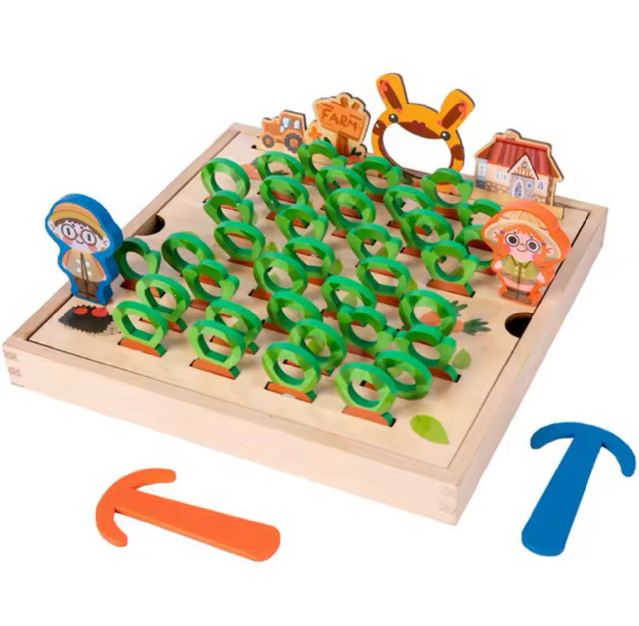 Montessori nyuszi és répái oktató játék