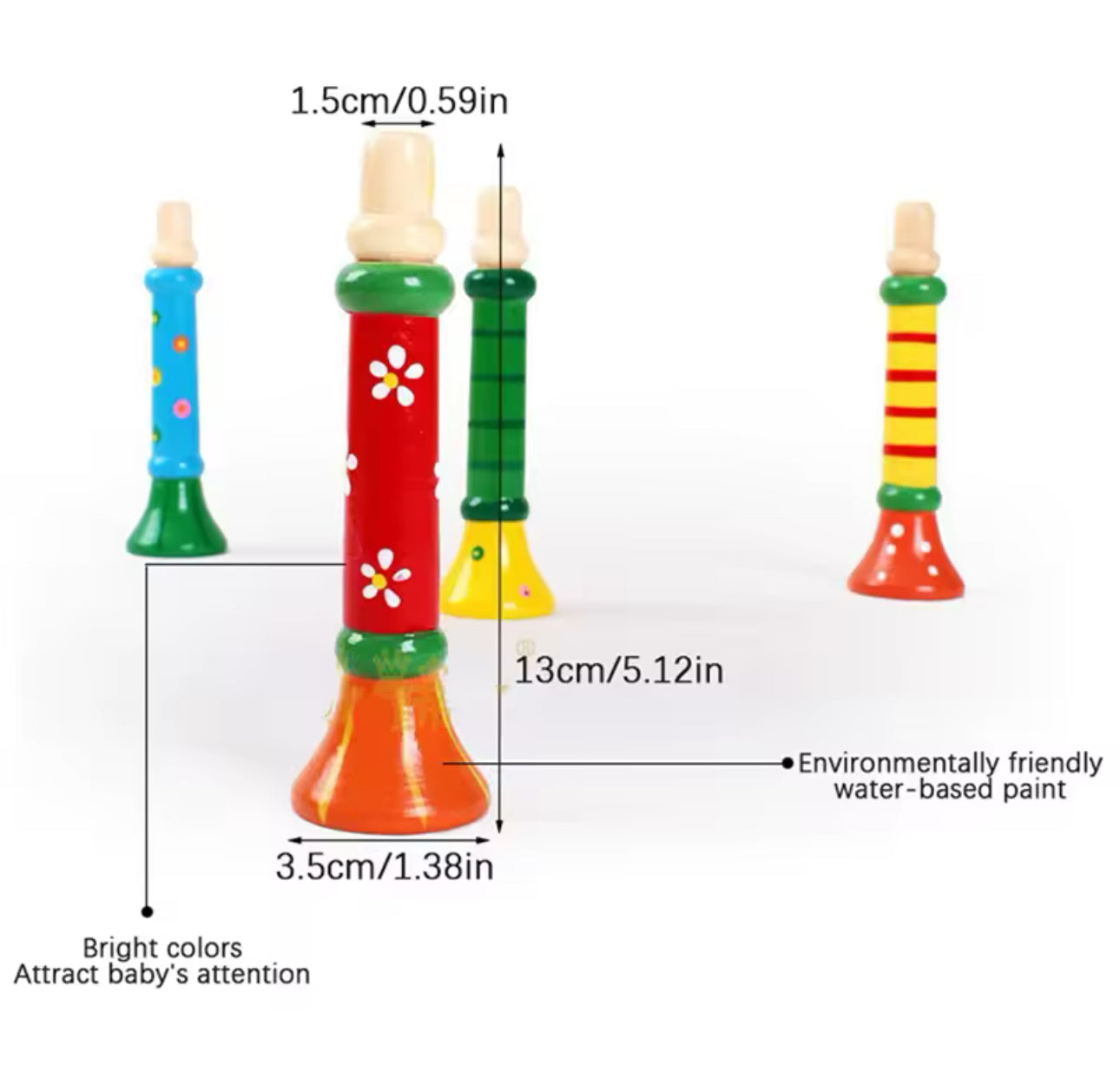 Fából készült kis hangszórók játék