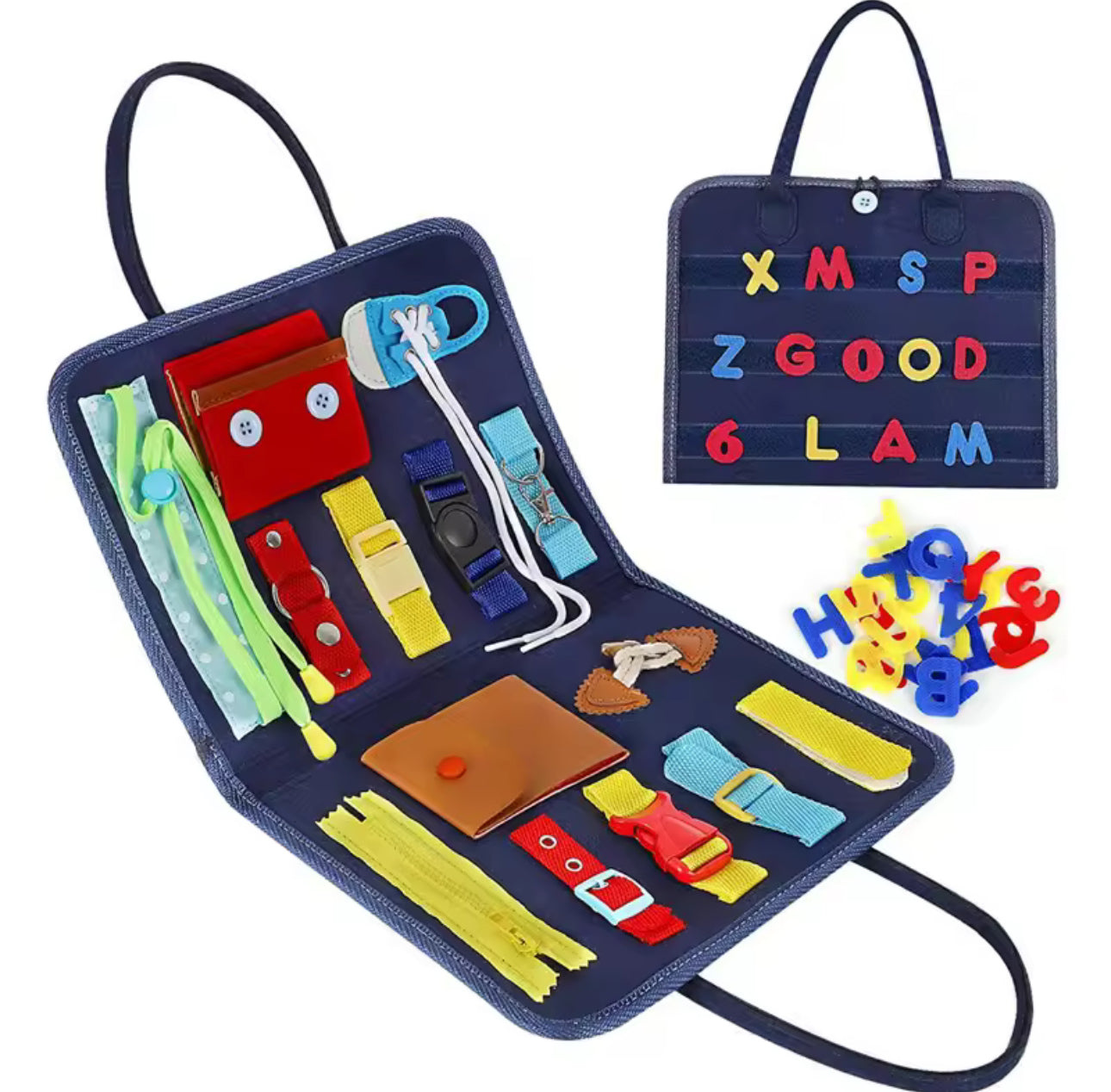 Montessori matató táska (rózsaszín )