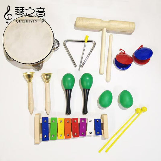 Montessori Gyermek Hangszerkészlet – 12 db hátizsákkal