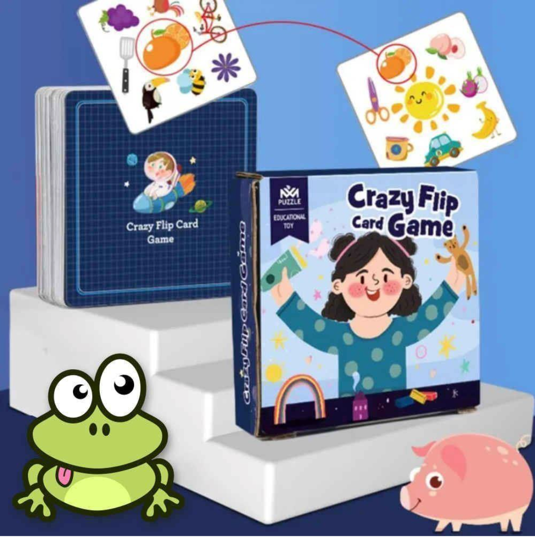 Gyorsasági képes kártyajáték- Crazy Flip Card