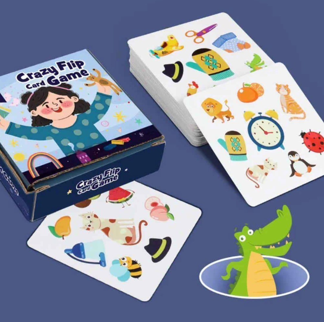 Gyorsasági képes kártyajáték- Crazy Flip Card