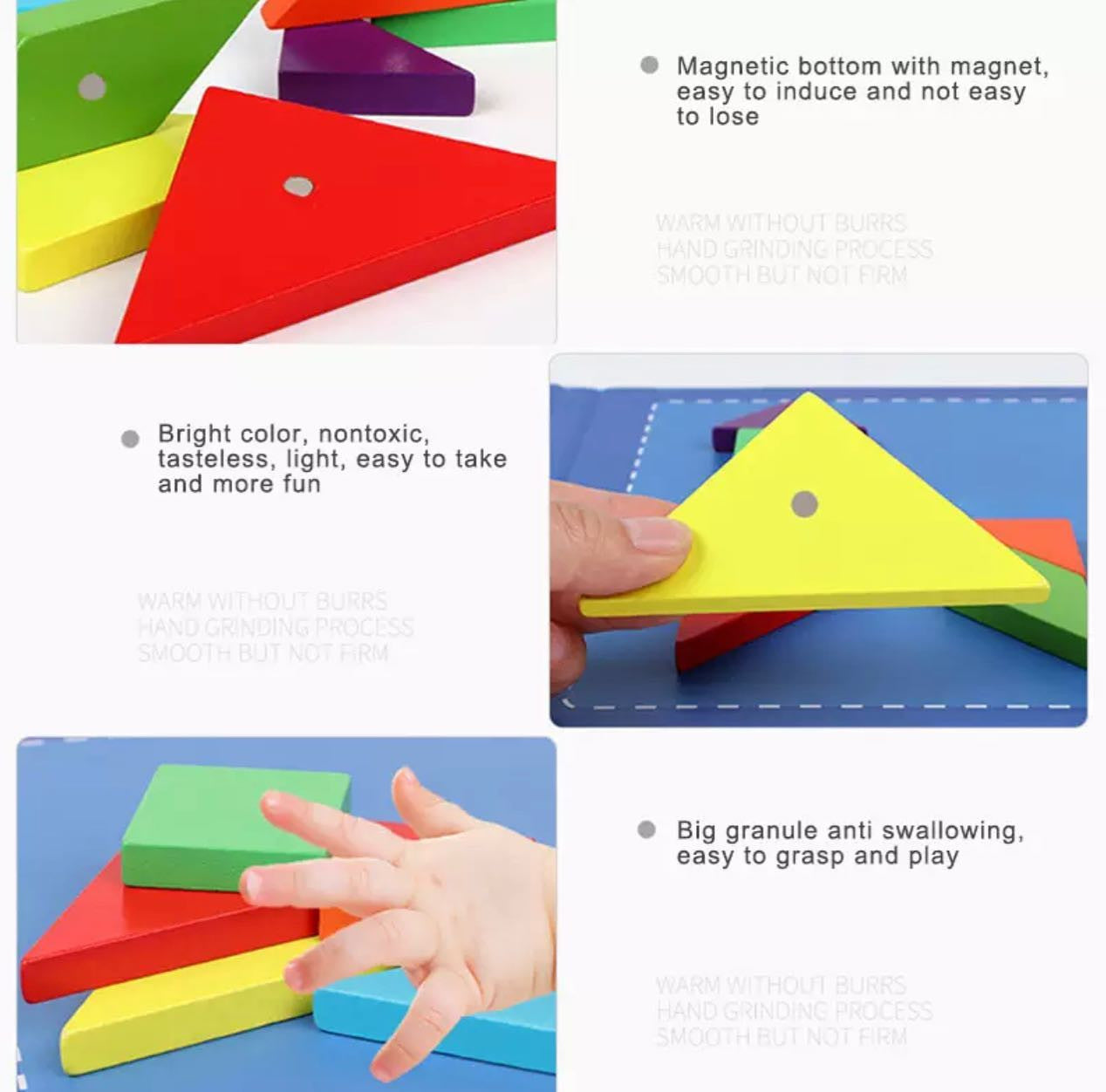 Oktató STEM tangram logikai játék