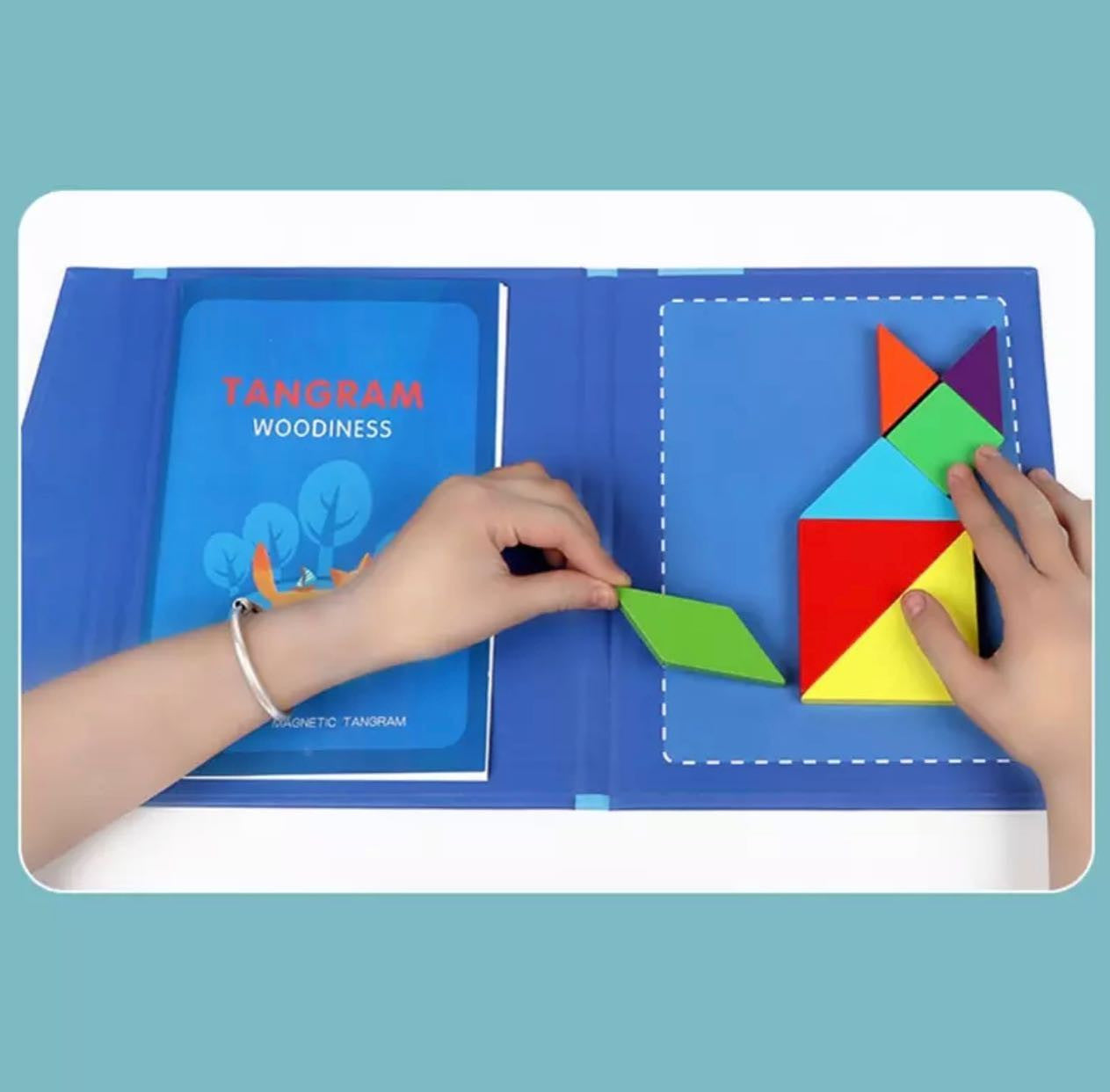 Oktató STEM tangram logikai játék gyerekeknek