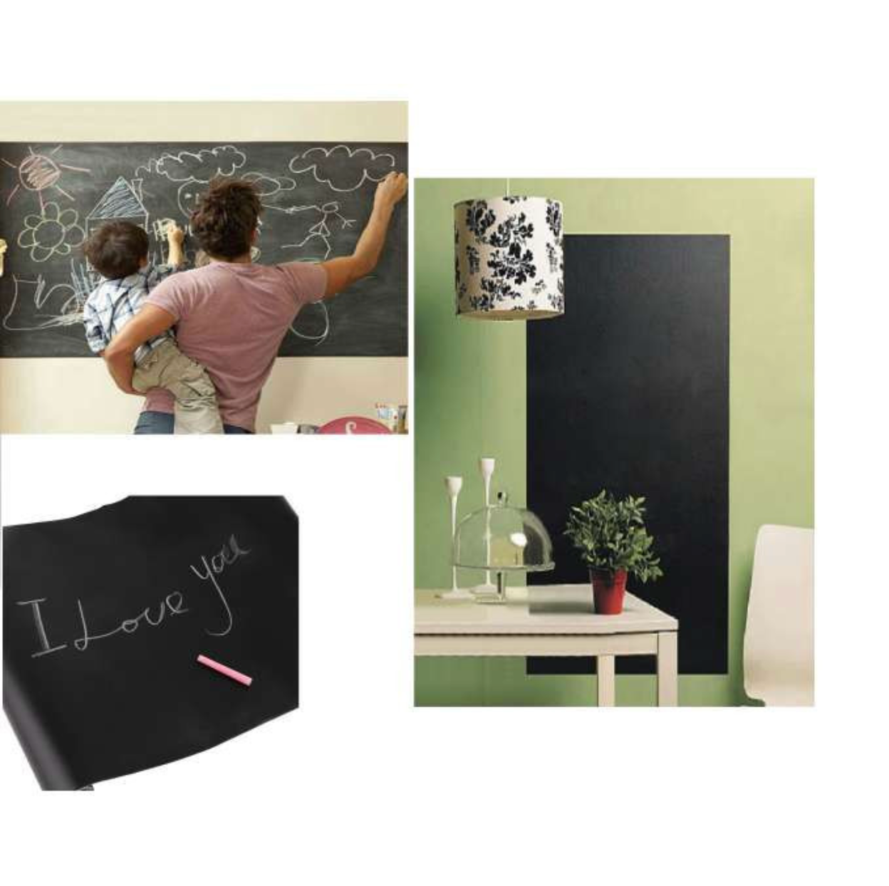 Öntapadós krétatábla fólia 45x200 cm