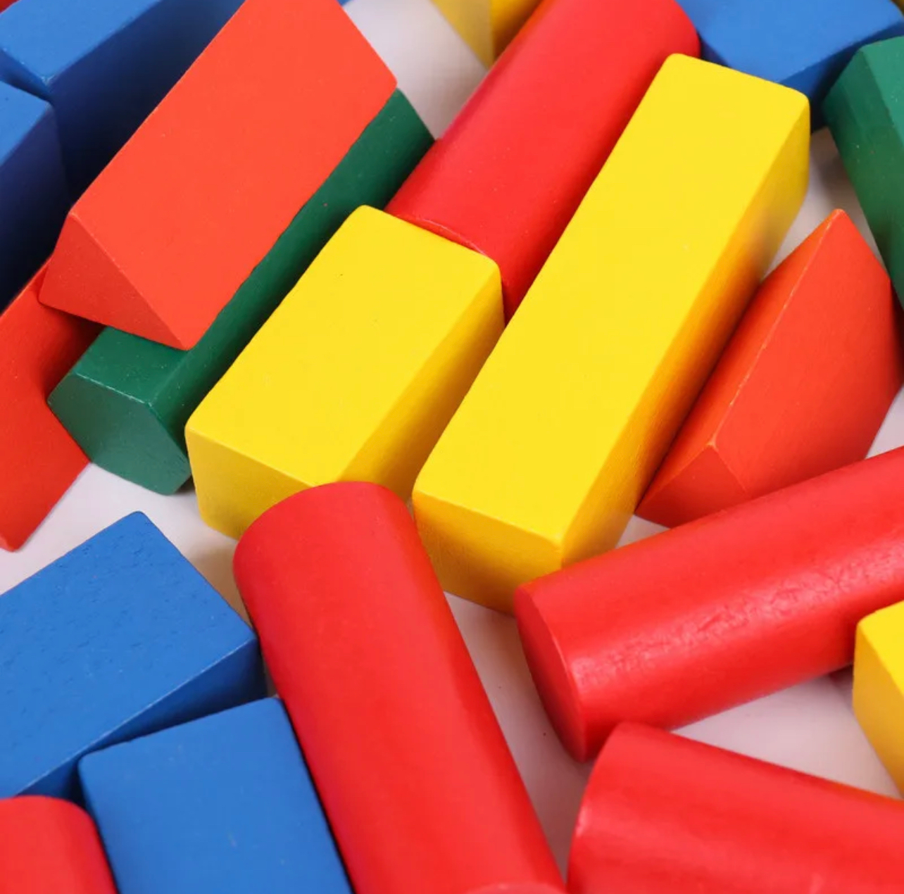 Montessori fából készült formaberakó