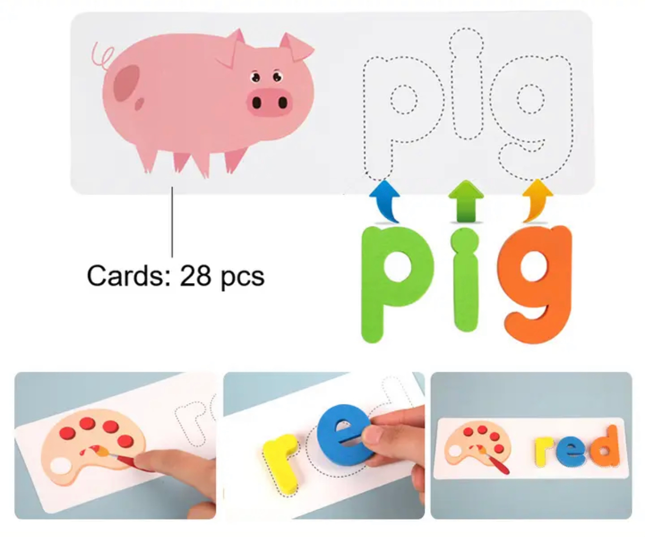 Angol helyesírási oktató ábécé betűs játék