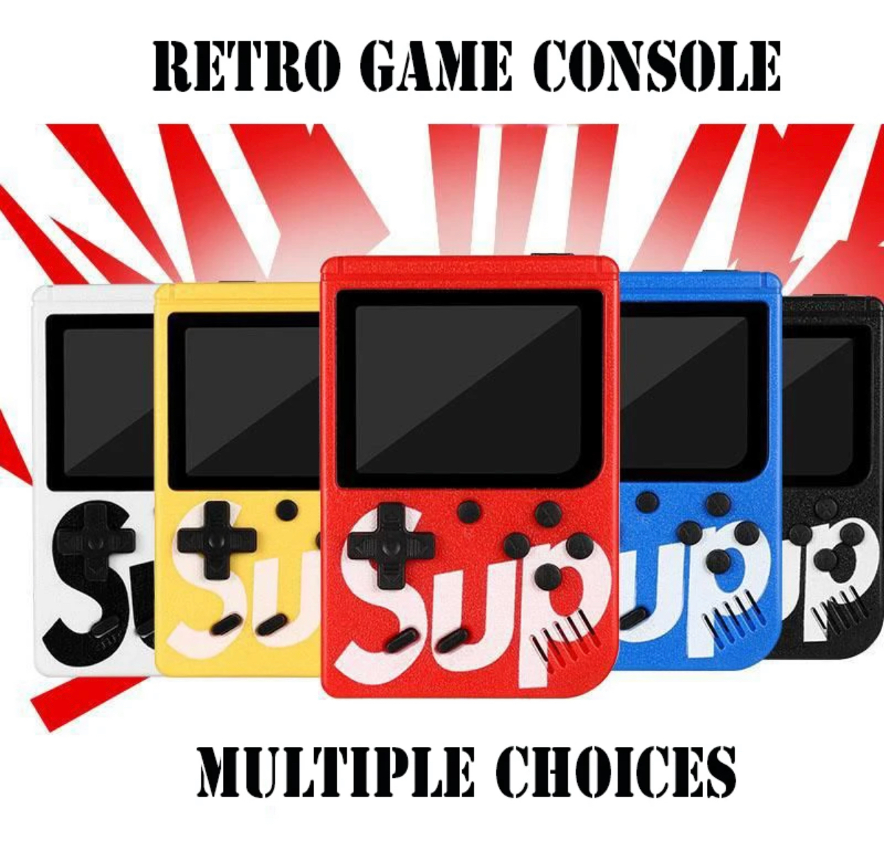 Sup X Game Box 400IN1 nosztalgia kézi játékkonzol 400 beépített játékkal (BBV)