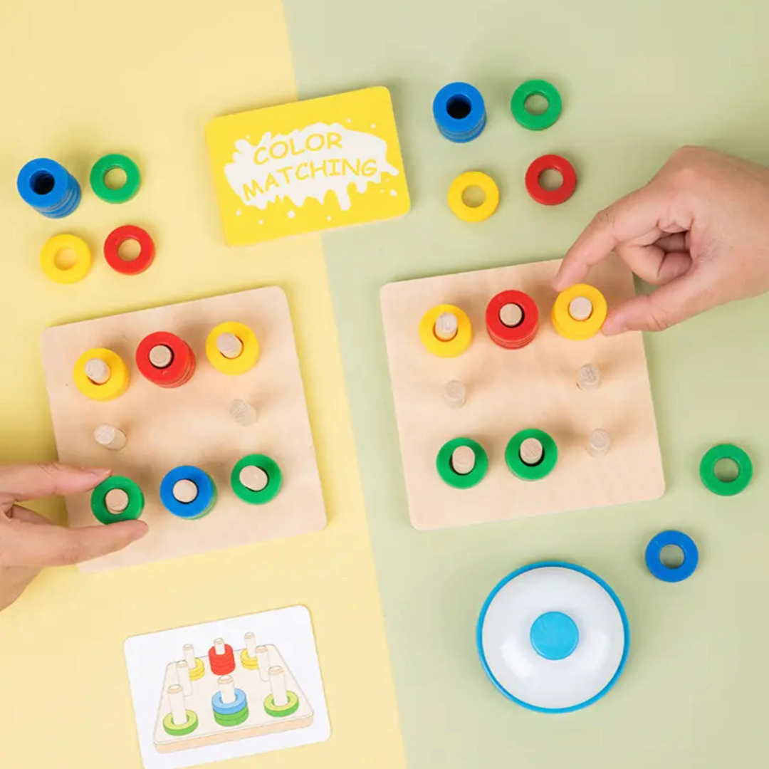 Montessori fa színek társasjáték