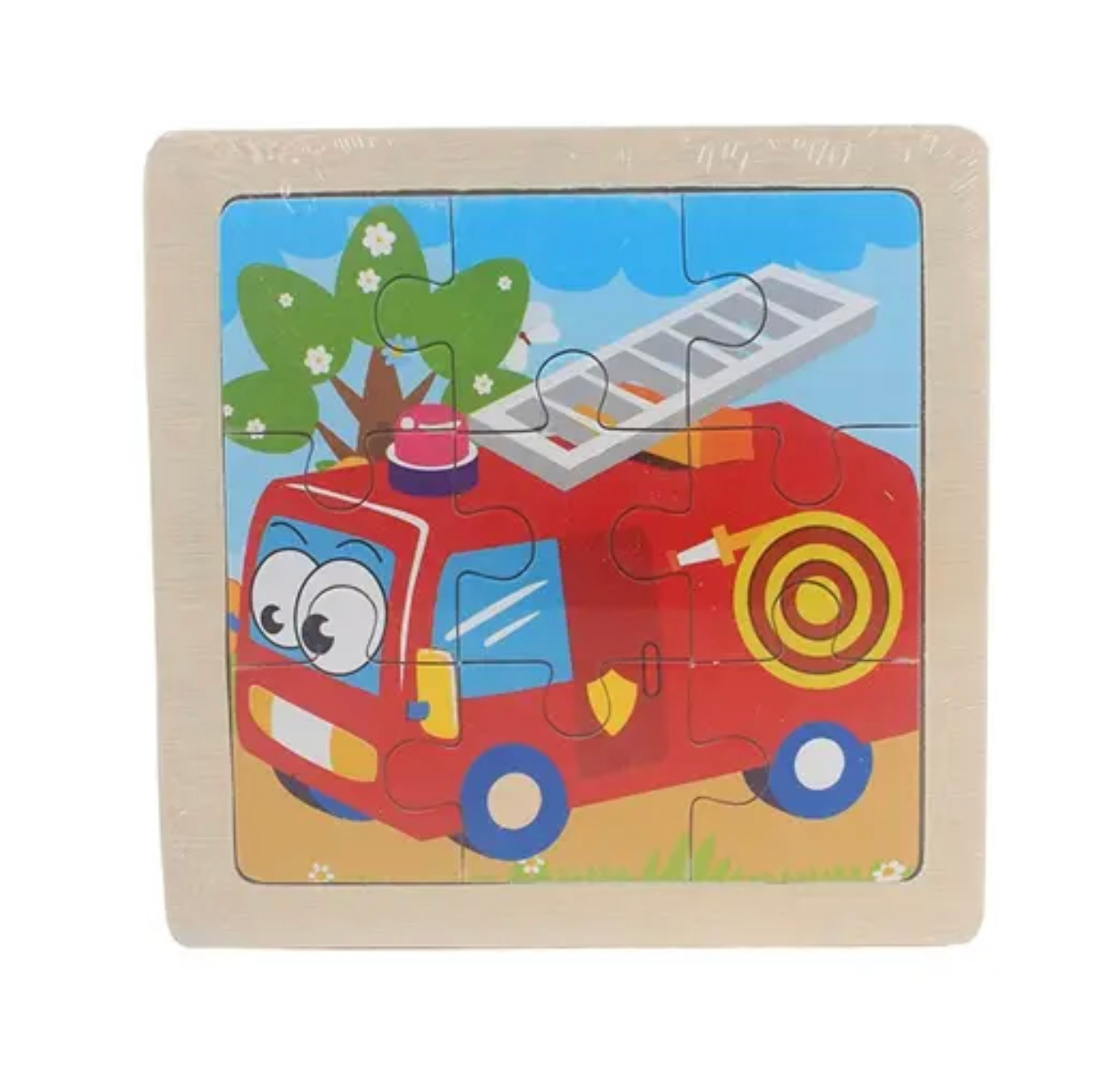 Fából készült kirakós puzzle 11cm x11cm