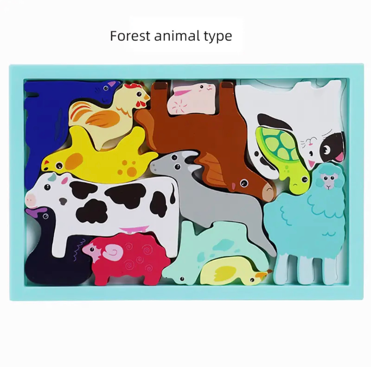 Fából készült 3D fa puzzle