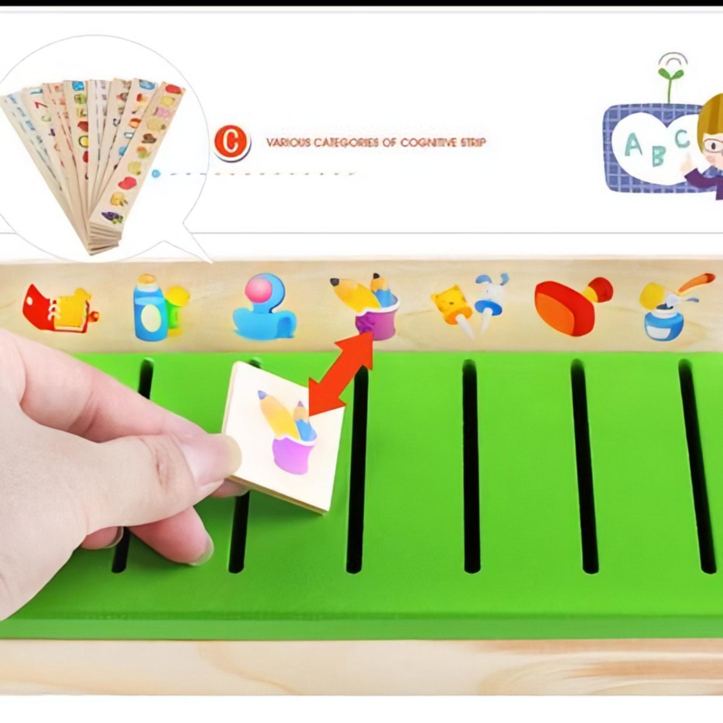 Szortírozó oktató doboz