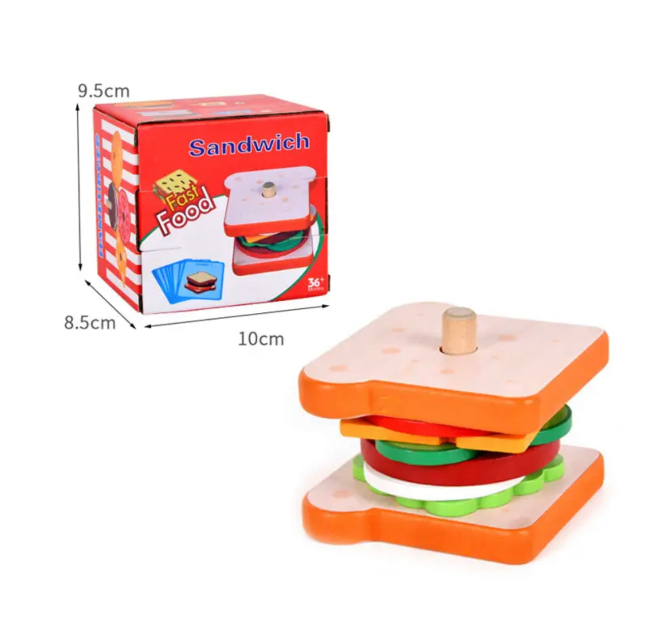 Fa szendvics / fa hamburger társasjáték