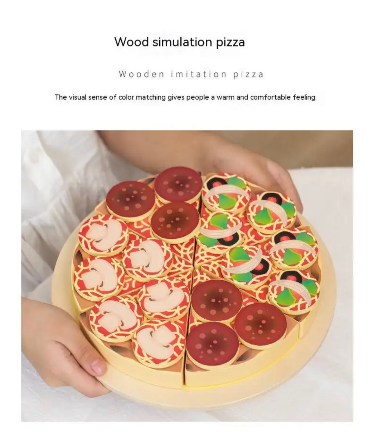 Cucinino fából készült pizza játék