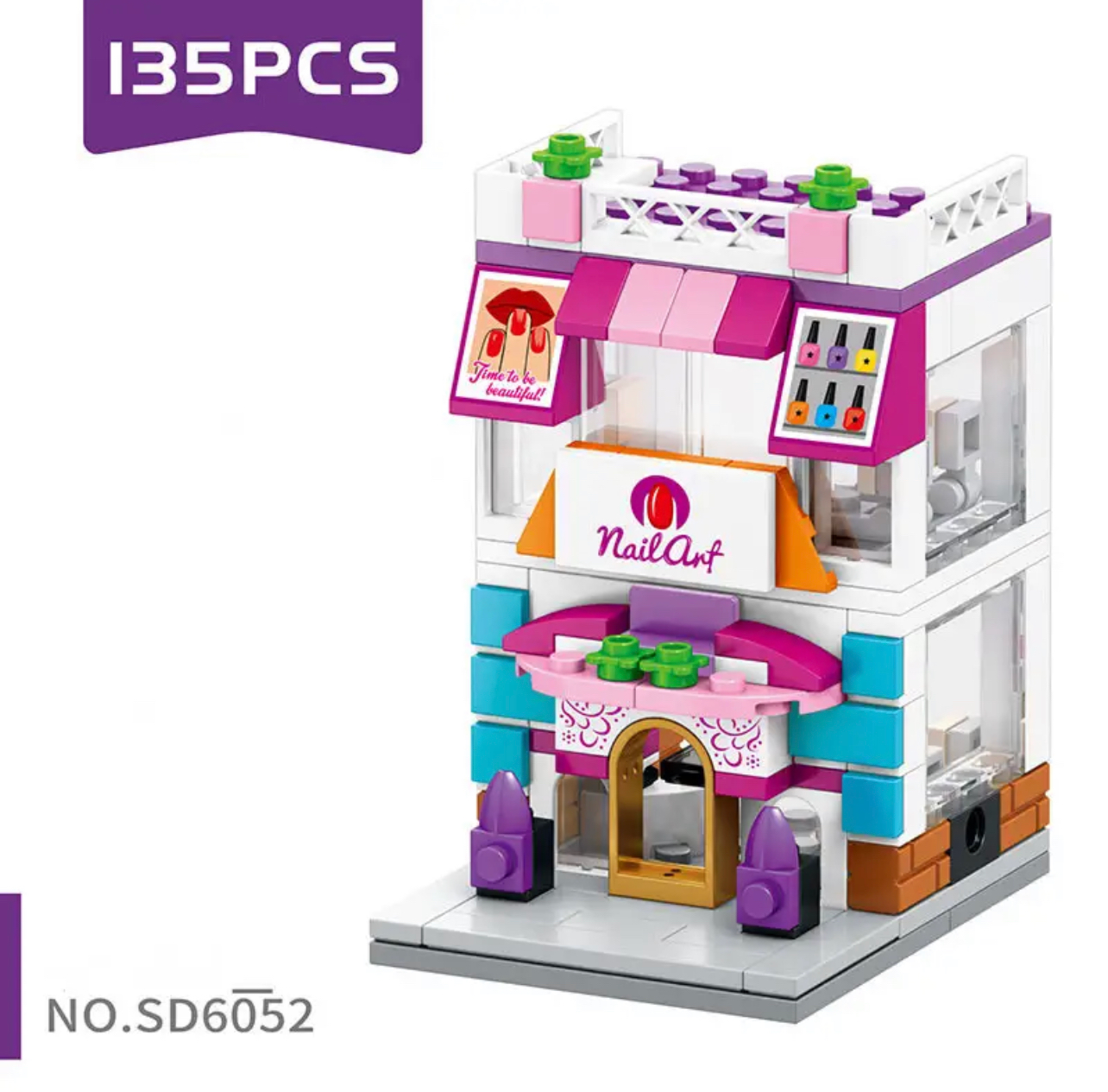 Sembo block mini varos építő játék