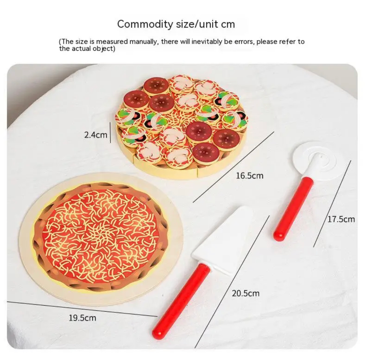 Cucinino fából készült pizza játék