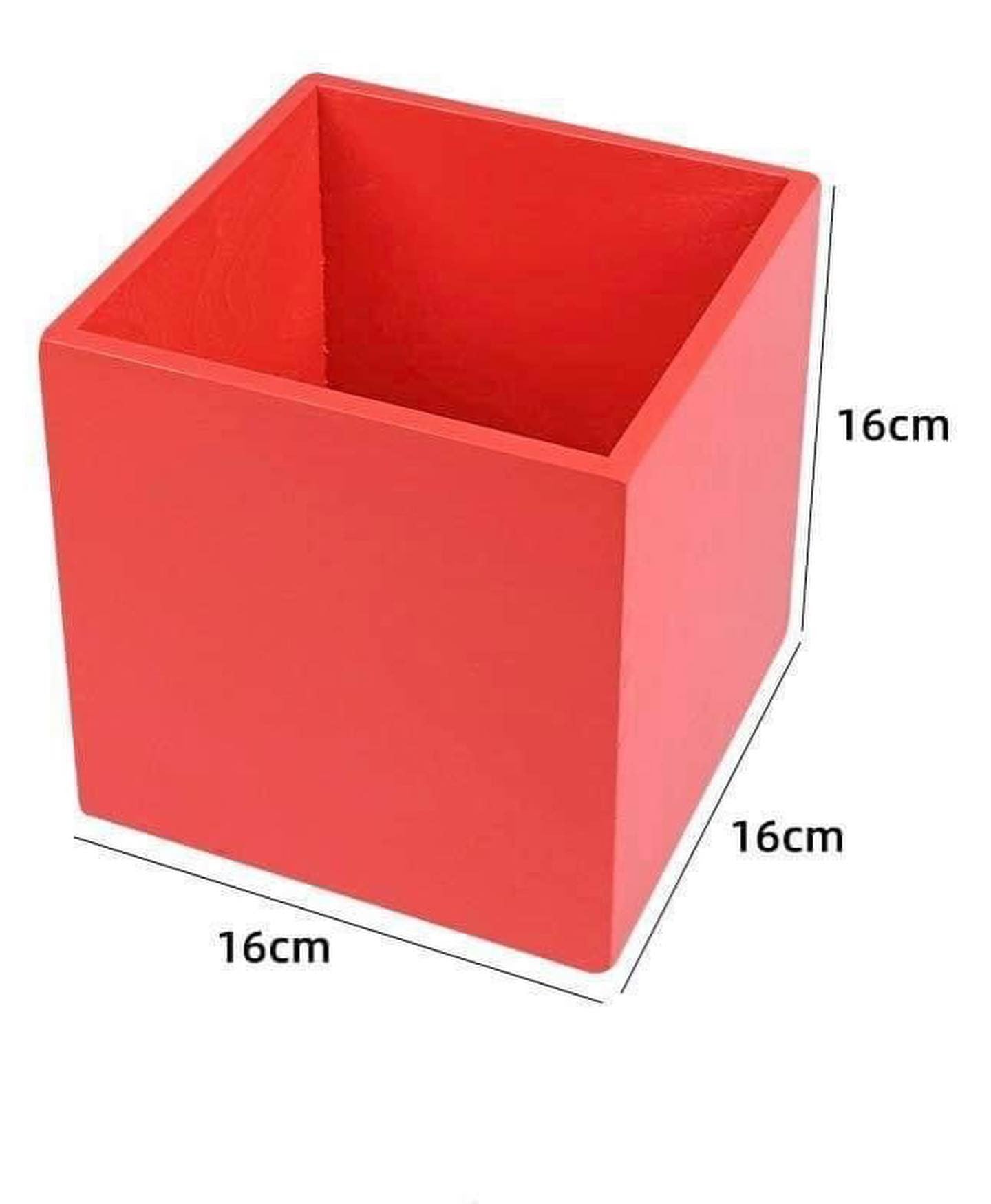 Montessori fából készült színes szivárvány nagy doboz (6db)