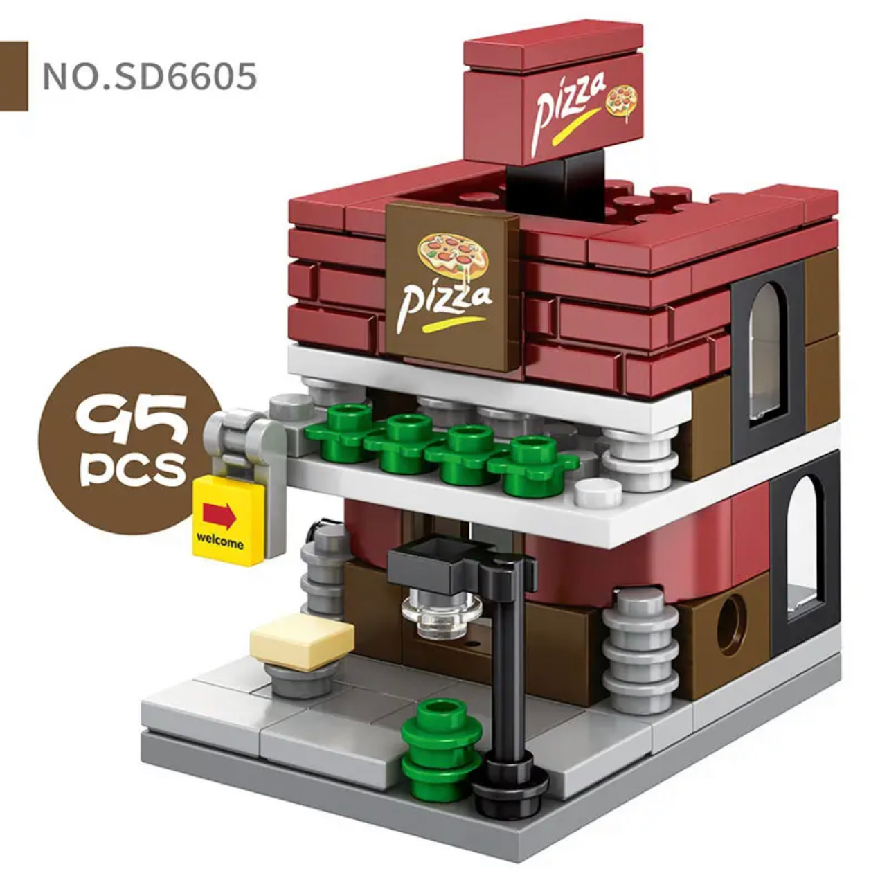 Sembo block mini varos építő játék