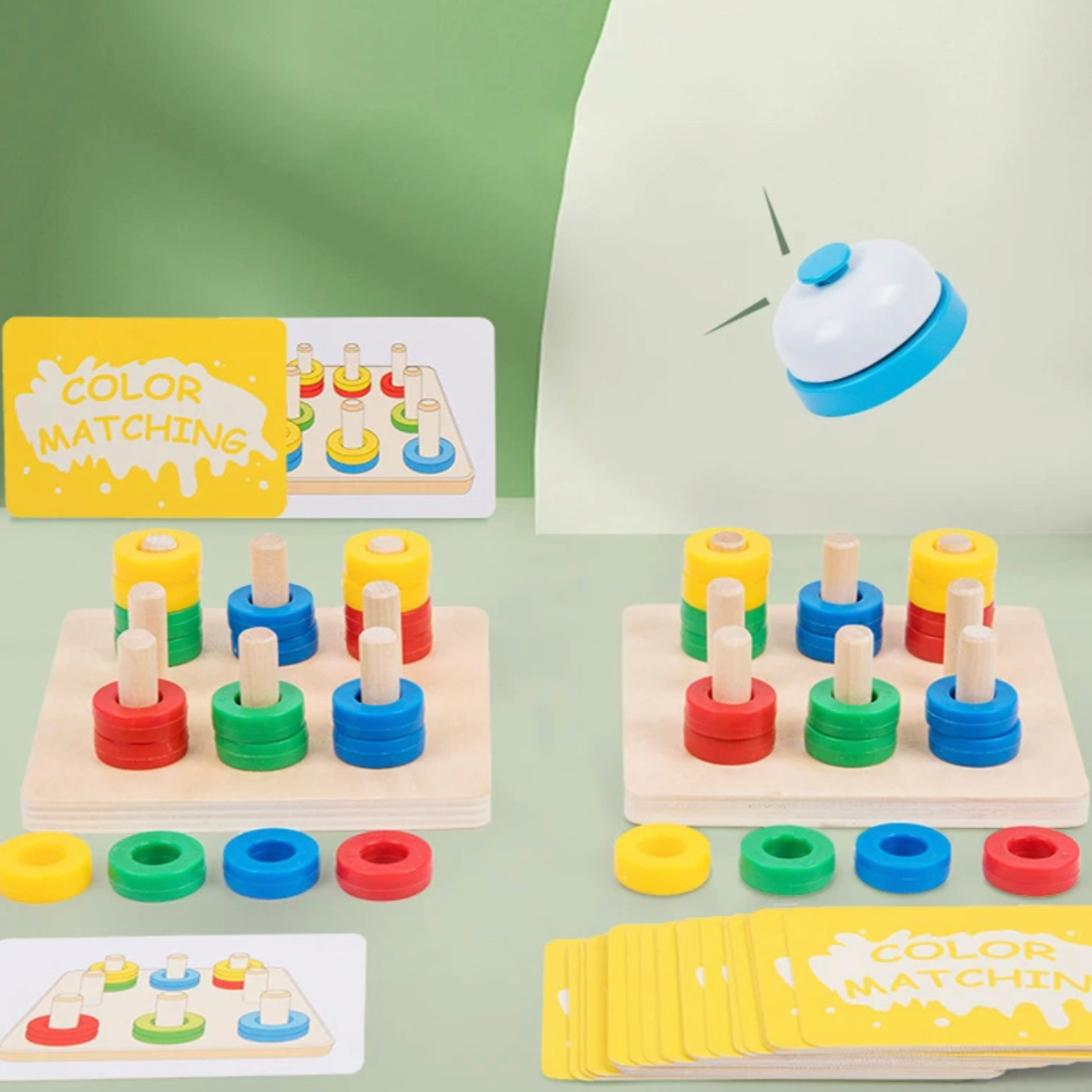 Montessori fa színek társasjáték