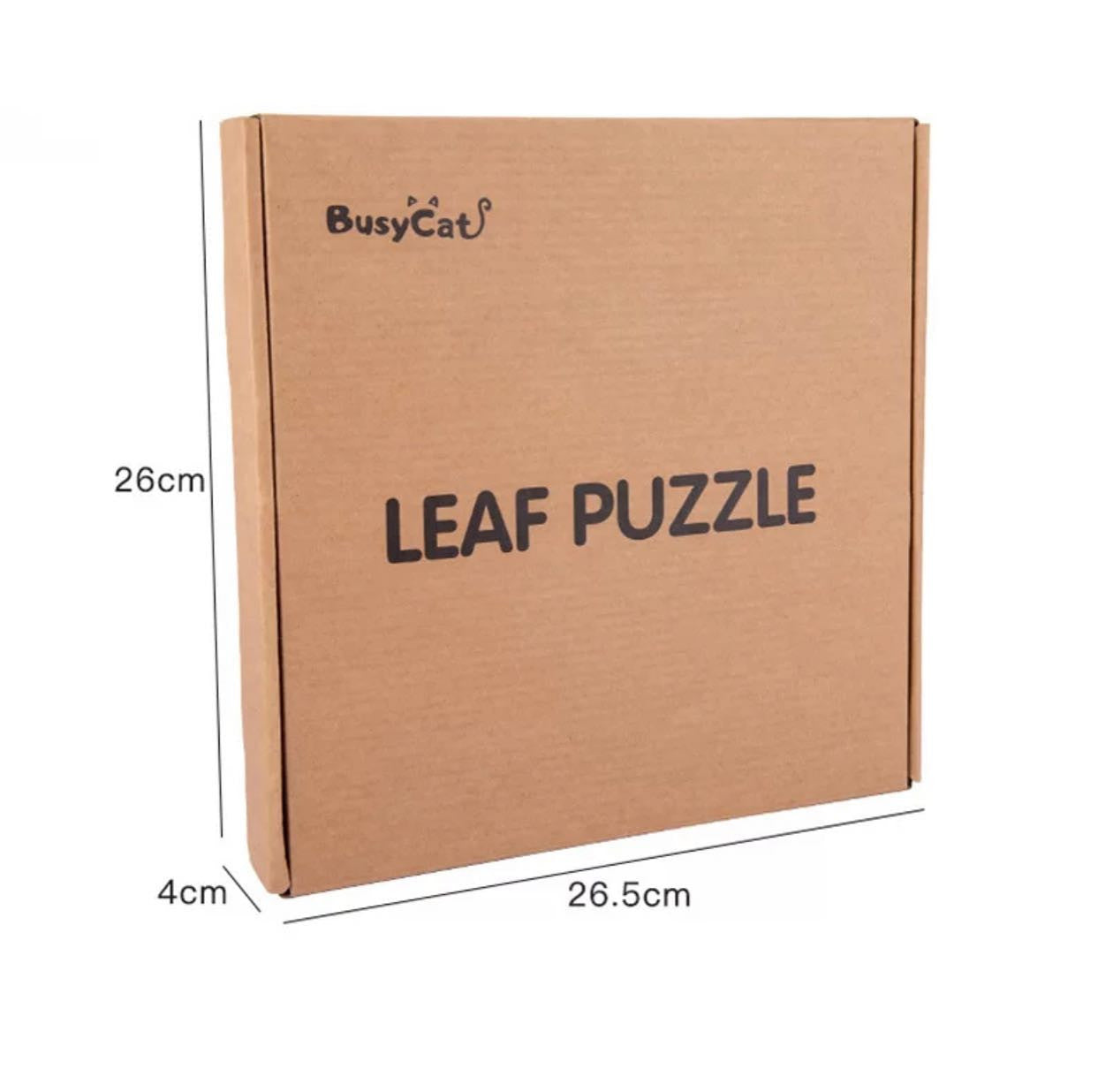 Montessori falevél puzzle