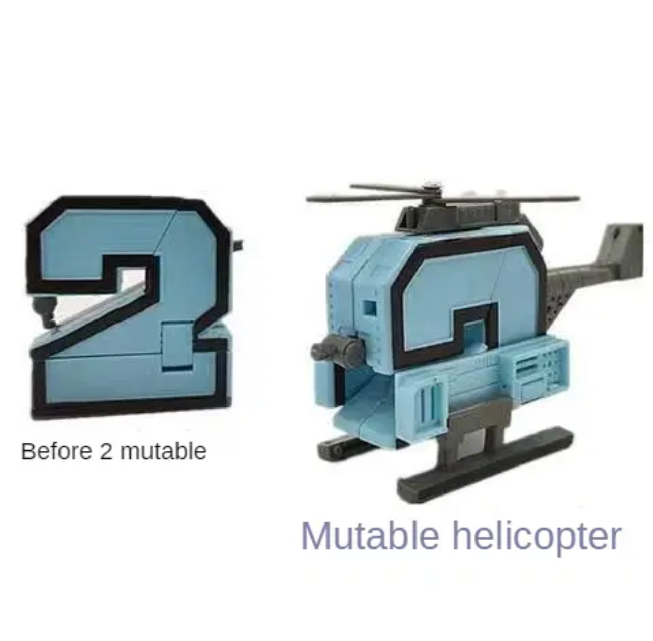 Pocket Morphers Számok 0–9 – Átalakuló Robot Készlet (Xinlexin)