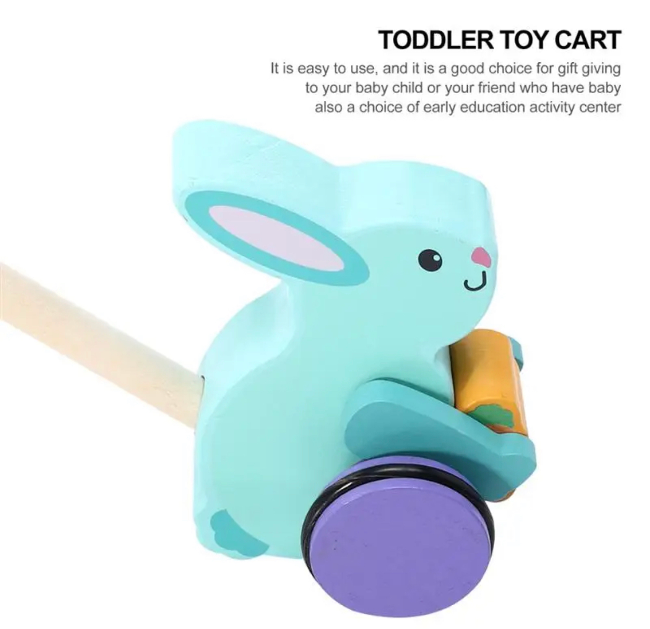 Pull&Push húzó-toló baba fa játék