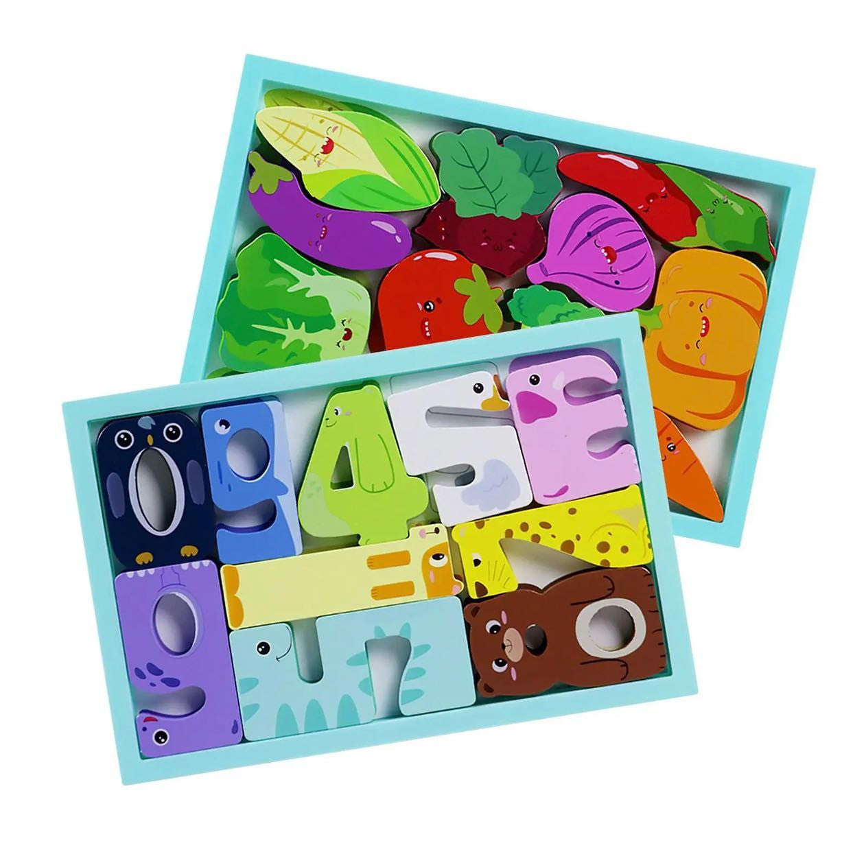 Fából készült 3D fa puzzle