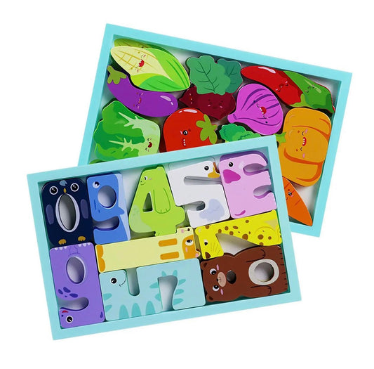 Fából készült 3D fa puzzle