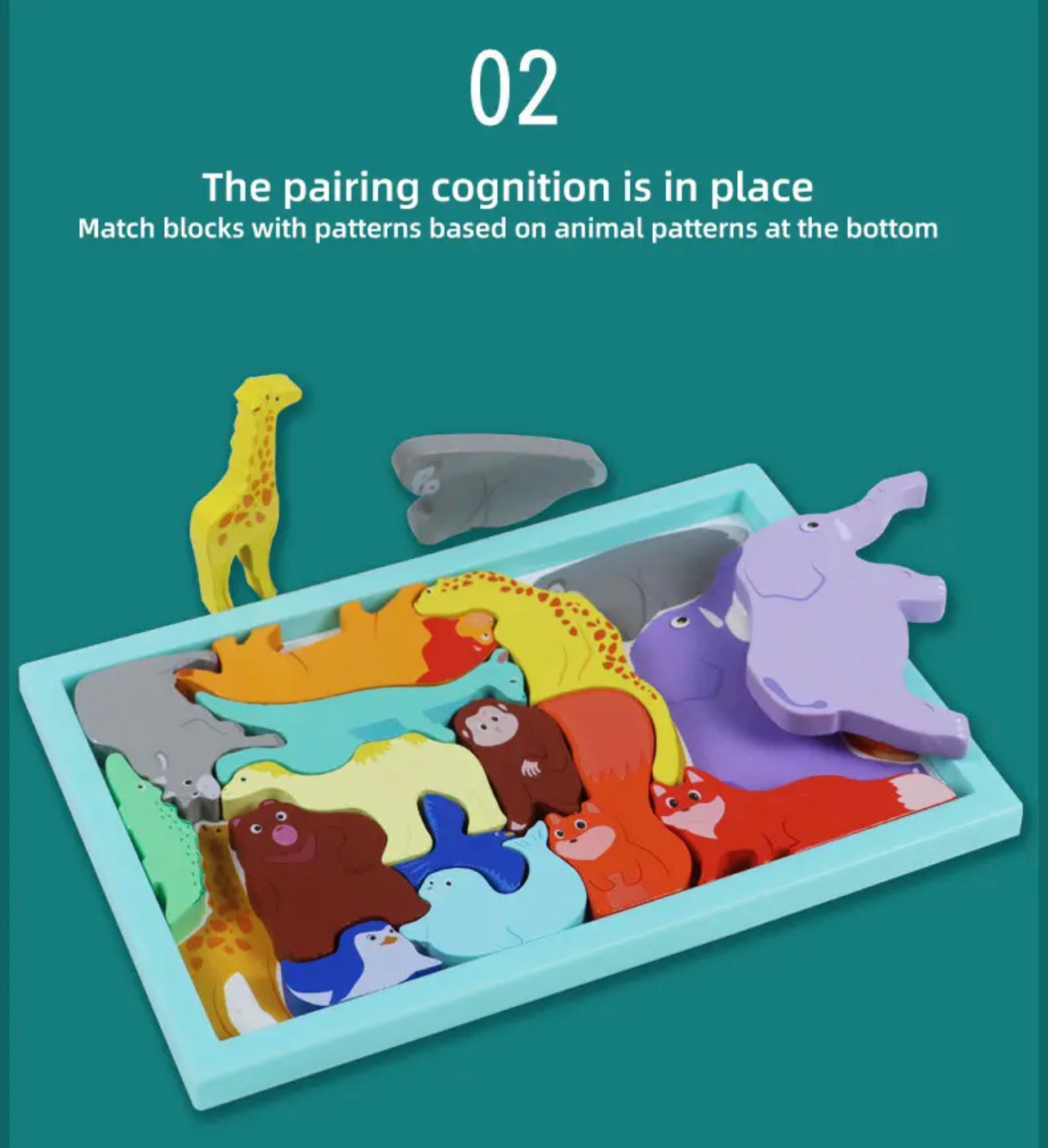 Fából készült 3D fa puzzle