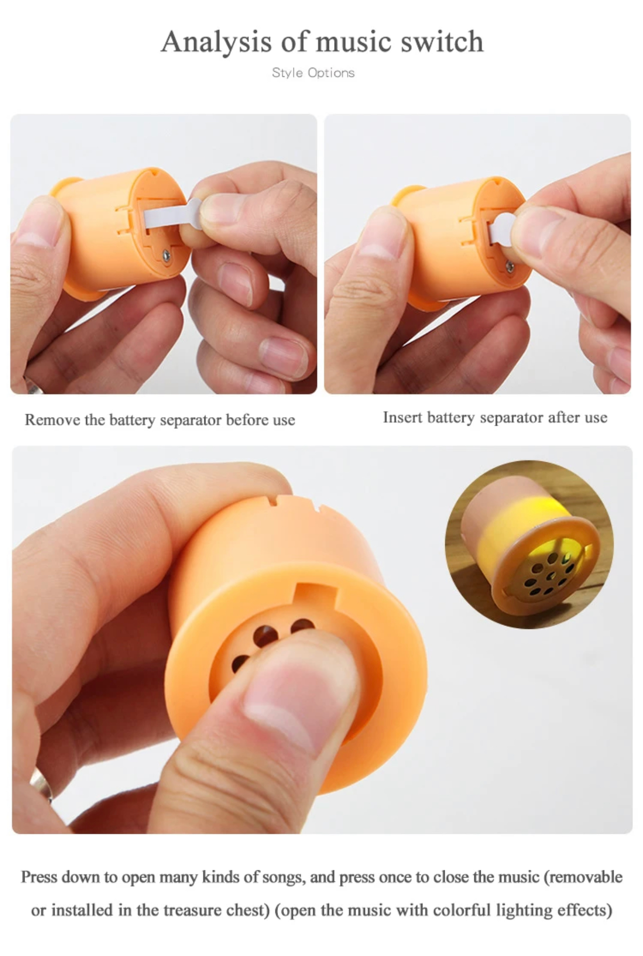 Montessori fa játék 3 in 1 Whack-a-mole Játék, érzékszervi játék