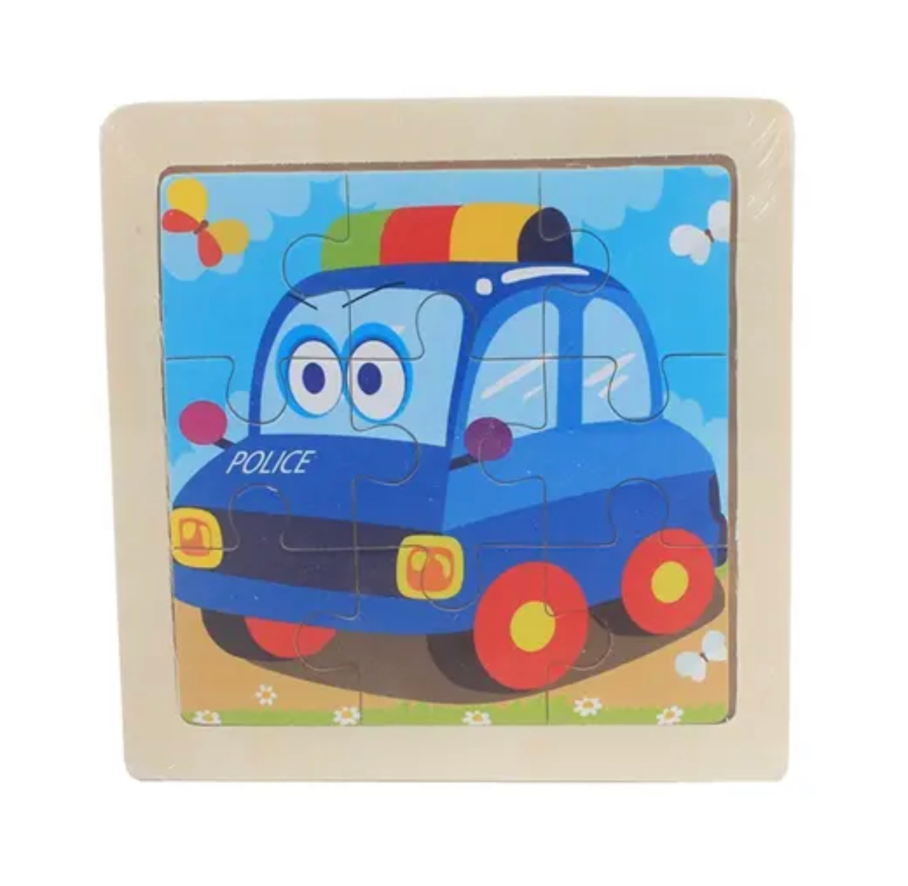 Fából készült kirakós puzzle 11cm x11cm