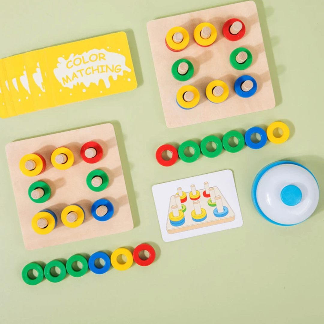 Montessori fa színek társasjáték