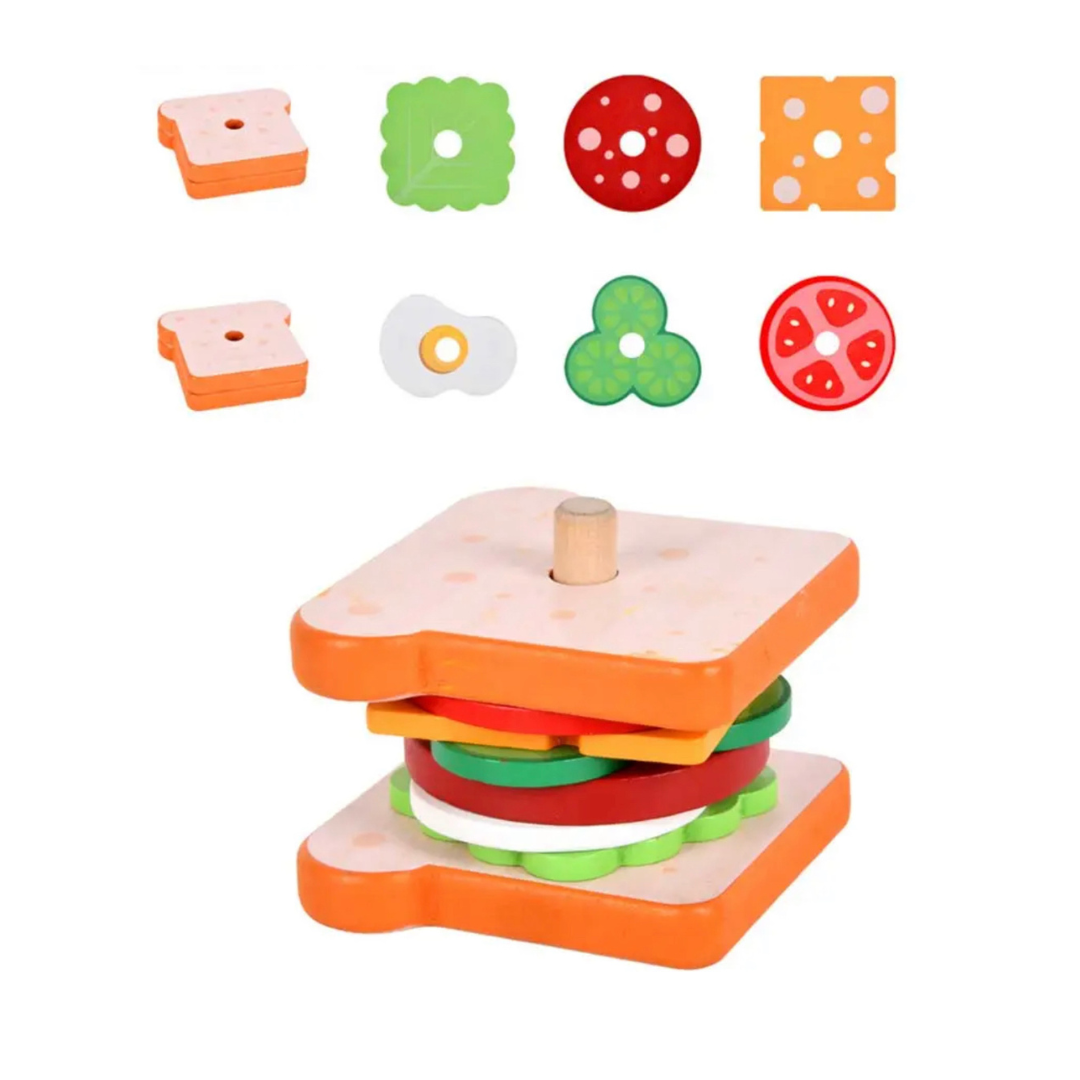 Fa szendvics / fa hamburger társasjáték
