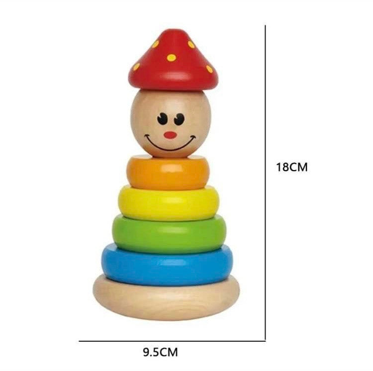Torony épitő montessori fajáték