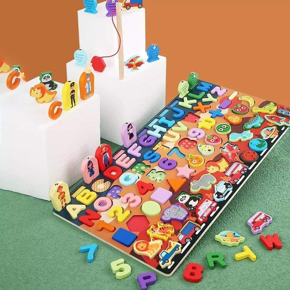 10 az 1-ben Montessori fa játék