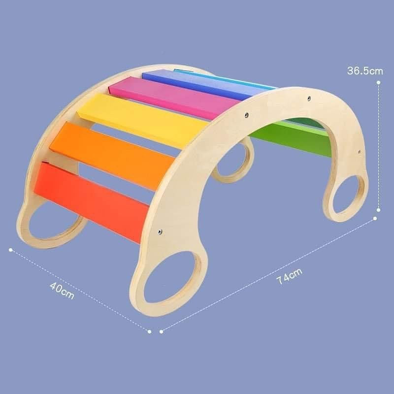Montessori gyermek szivárvány hinta 5 in 1