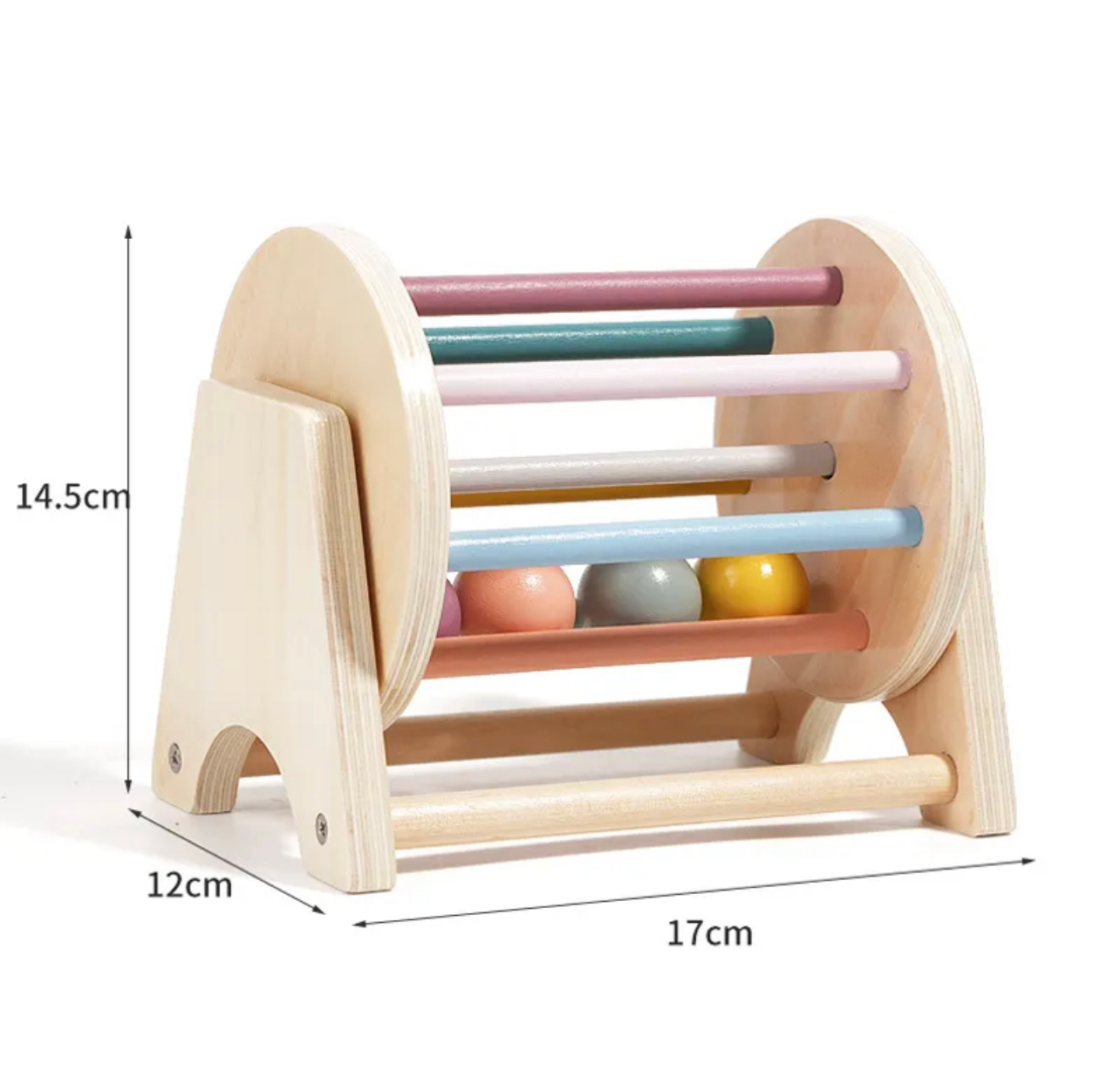 Montessori fa forgódob játék