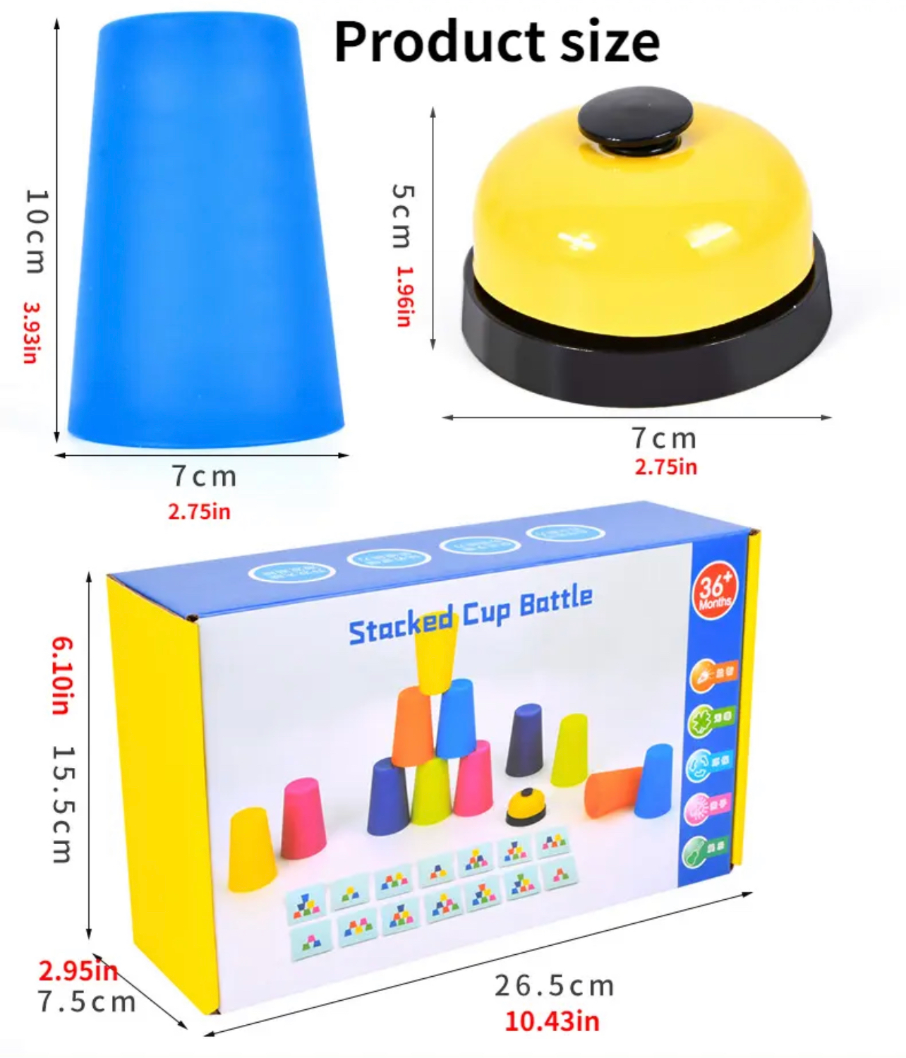 Poharak színek társasjáték