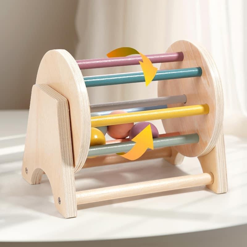 Montessori fa forgódob játék