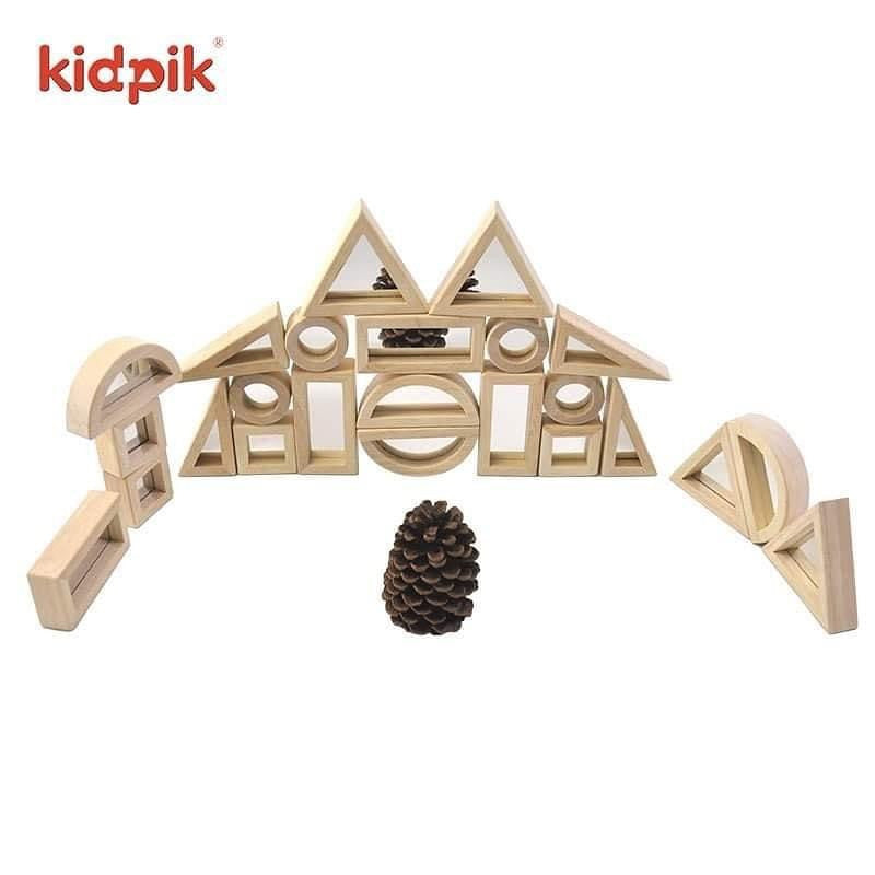 Kidpik 24 db szivárvány szenzoros építő kockák