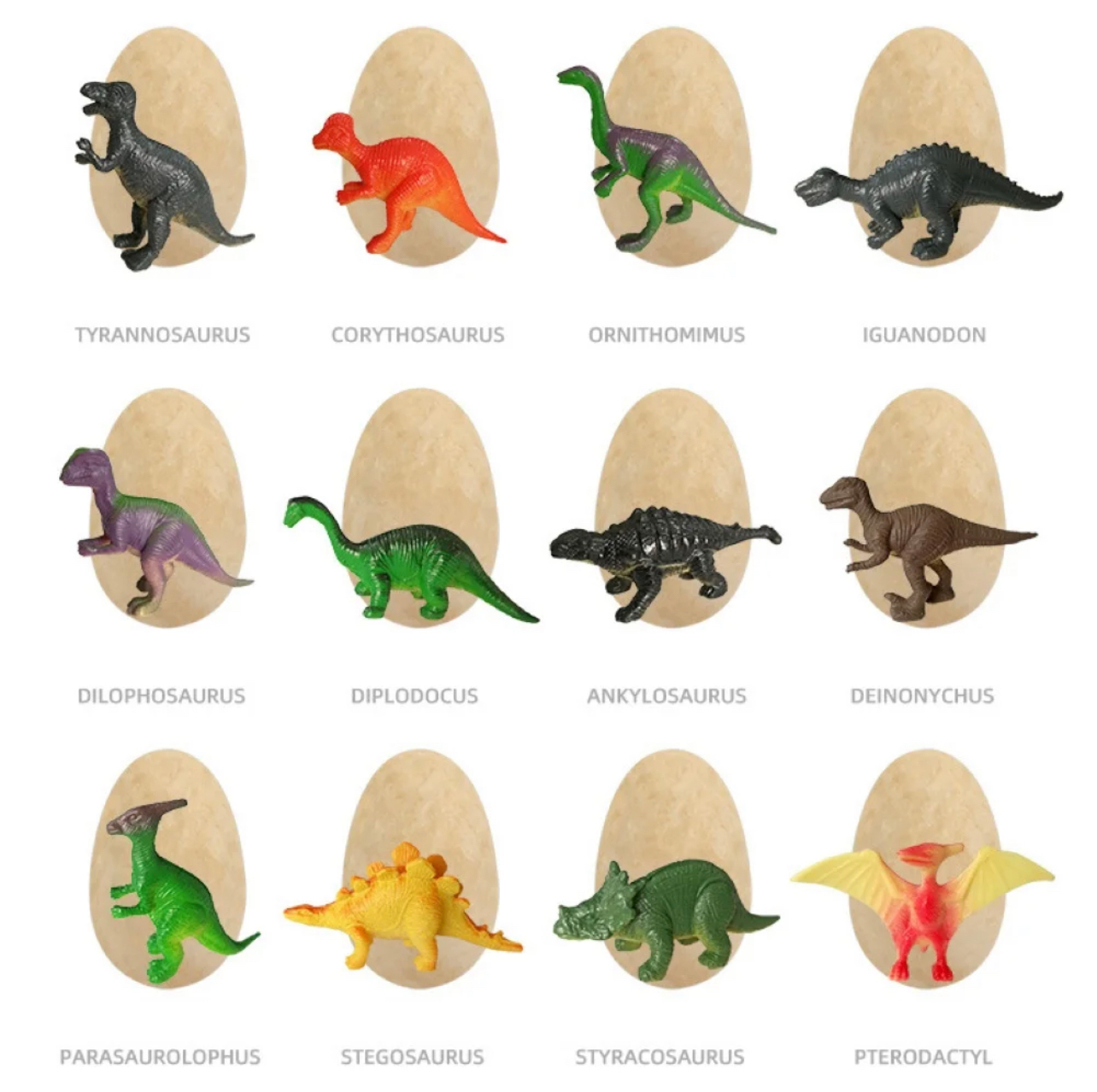 Dinoszaurusz felfedező készlet 12 tojással