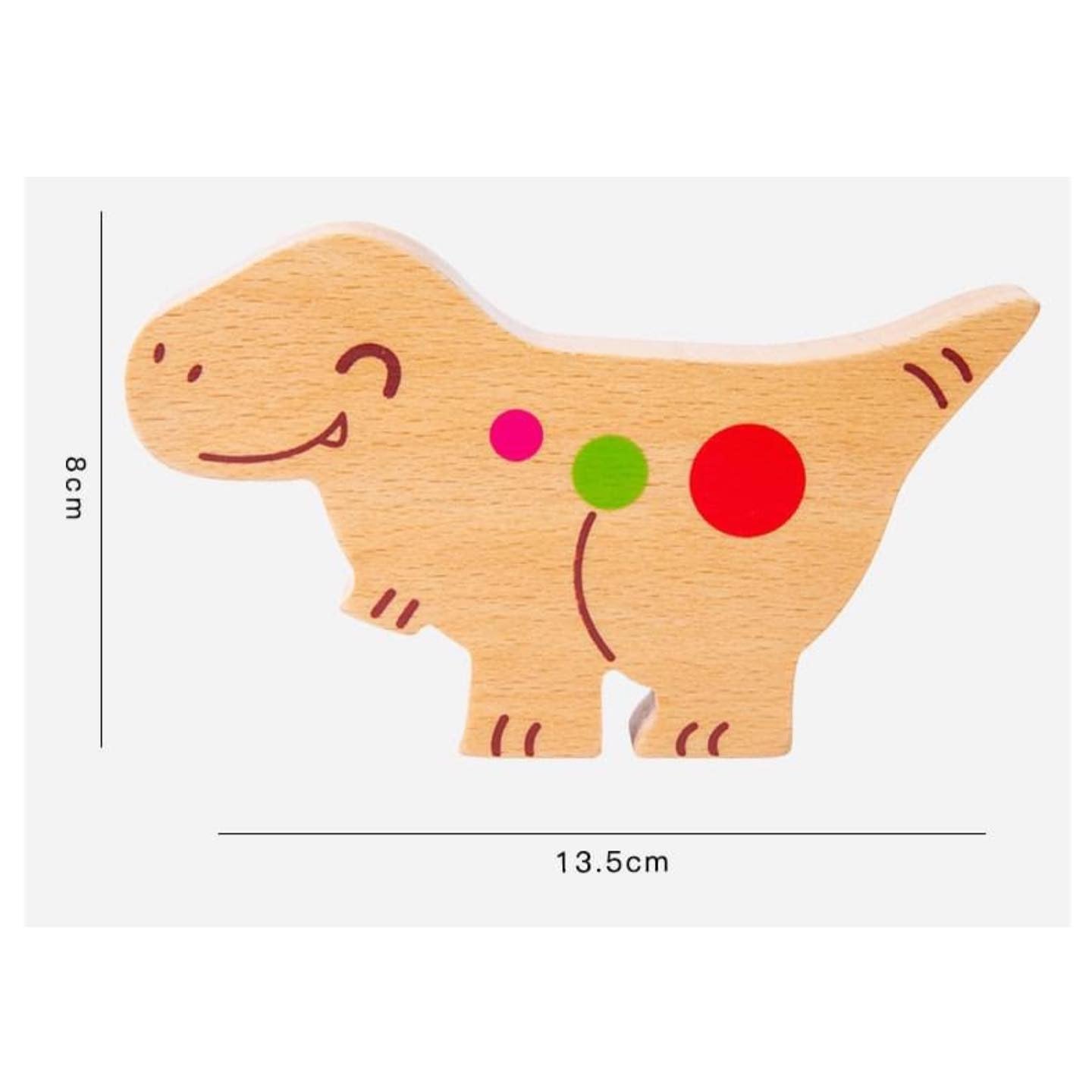 Dinoszauruszos egyensúlyozó fa játék